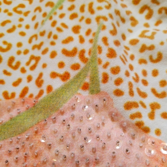 Ladies embellished crop pants - Picture 3 of 6